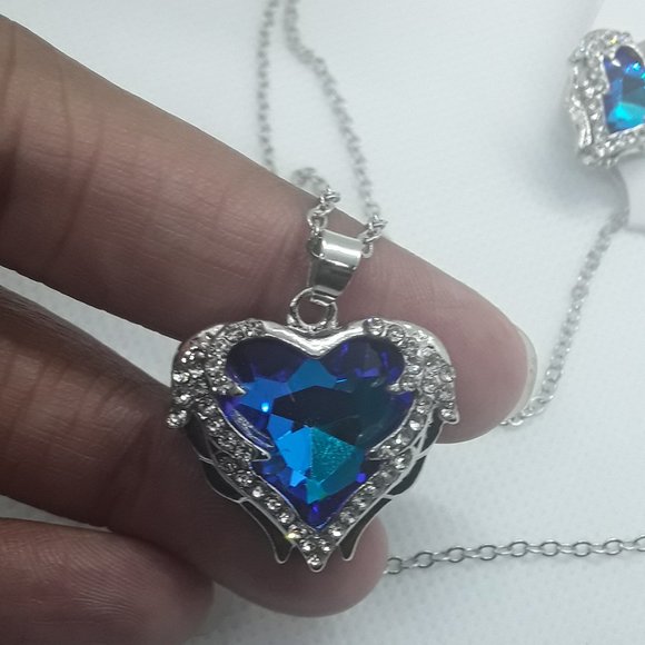 Guardian Angel Blue Hearts Set - Picture 2 of 7